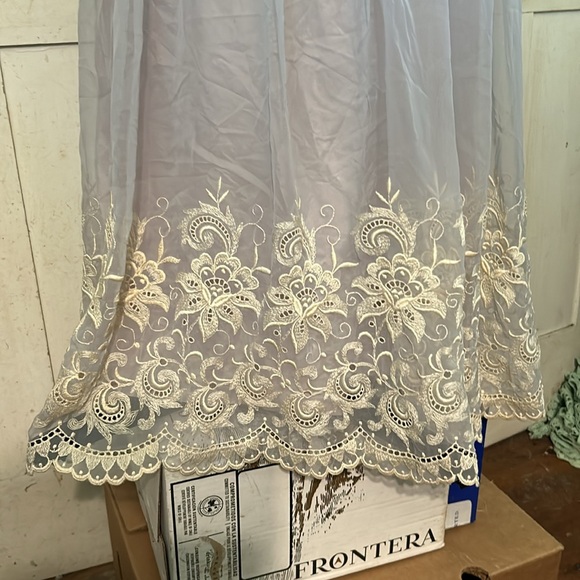 🔥RARE!🔥NOSWT Aventura Carrie Couture Lace & Chiffon Party Wedding Dress 60-70s - Picture 4 of 8